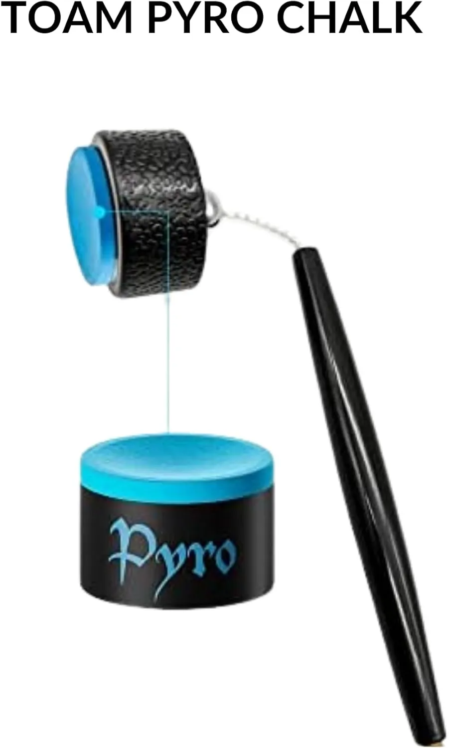 Pro Series Circle Pool Chalk Holder - for Use with TAOM Pyro or TAOM V10 Chalk