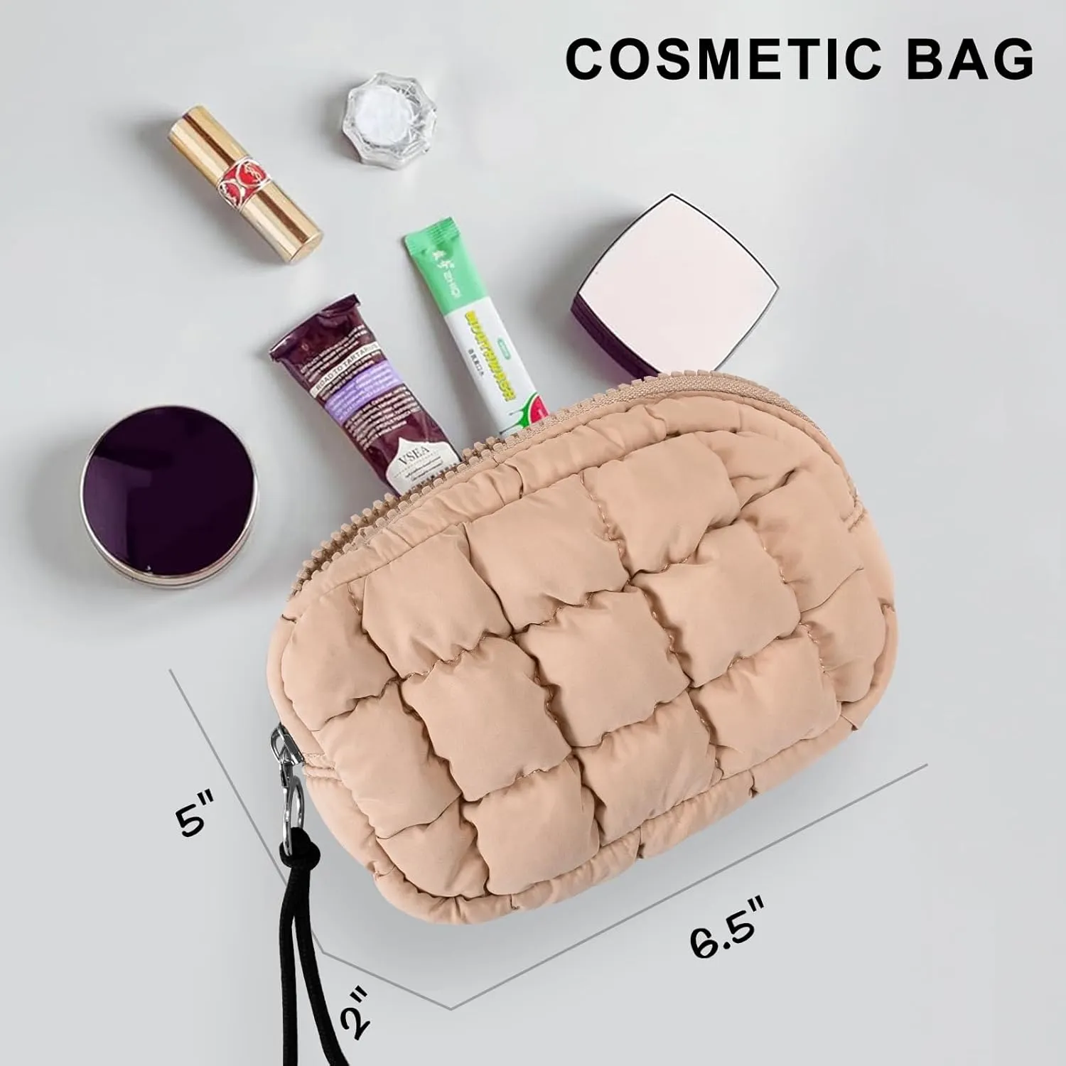 Puffer Tote Bag for Women Large Quilted Puffy Lightweight Carryall Crossbody Tote Bag for Women