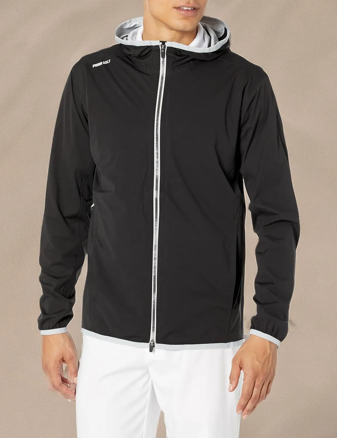 PUMA Men's Drylbl Packable Rain Jacket