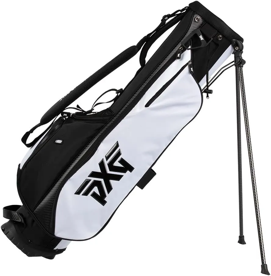 PXG Sunday Golf Carry Bag with Stand, Lightweight, 2-Point Single Carry Strap, Padded Back Panel, 6 Total Pockets