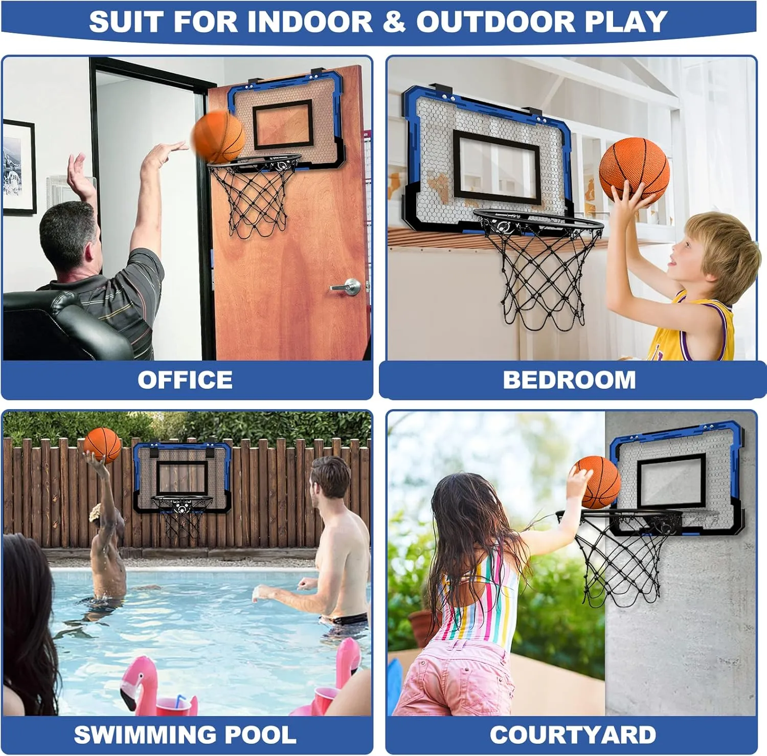 QDRAGON Mini Basketball Hoop