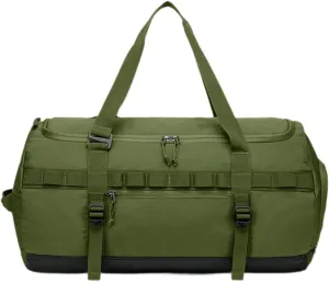 Qianly Travel Duffle Bag Outdoor Pack 60L W/Side Handle Wearproof Multifunction Sports Backpack Carry-on Bag for Hiking Gift Women, Green