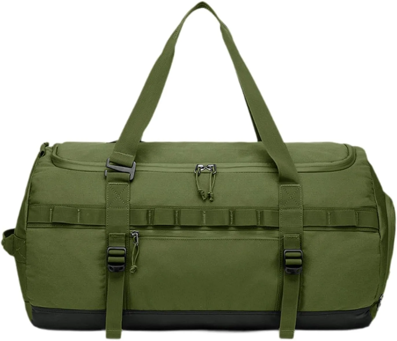 Qianly Travel Duffle Bag Outdoor Pack 60L W/Side Handle Wearproof Multifunction Sports Backpack Carry-on Bag for Hiking Gift Women, Green