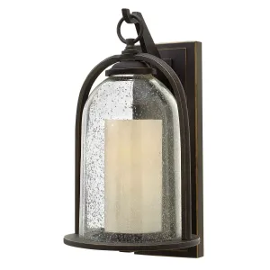 Quincy 1 Light Medium Wall Lantern | Oil Rubbed Bronze