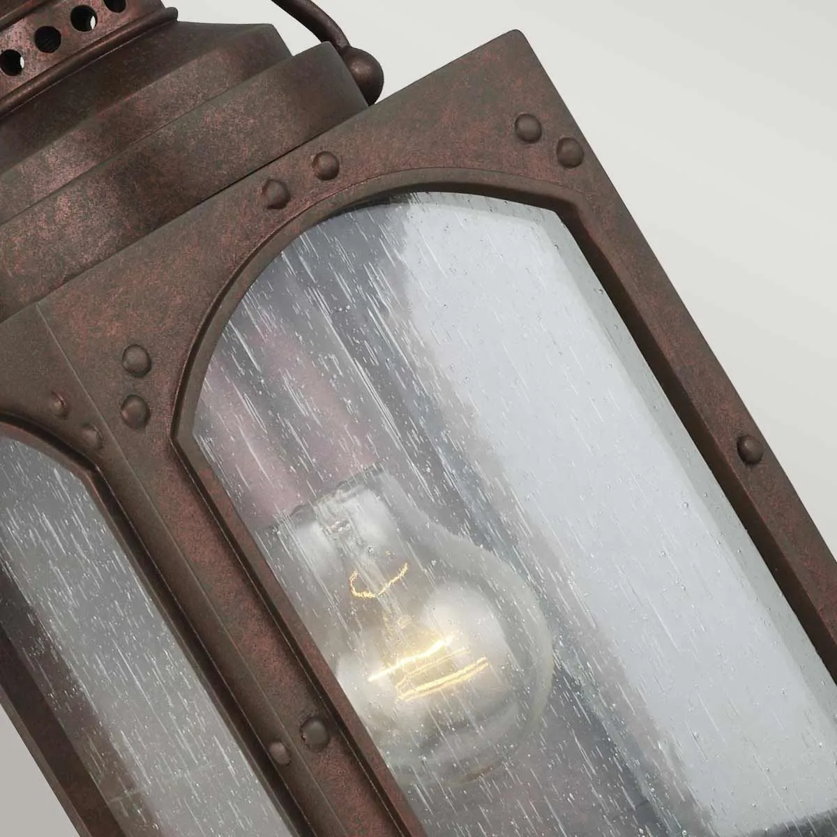 Randhurst 1 Light Small Wall Lantern | Copper Oxide