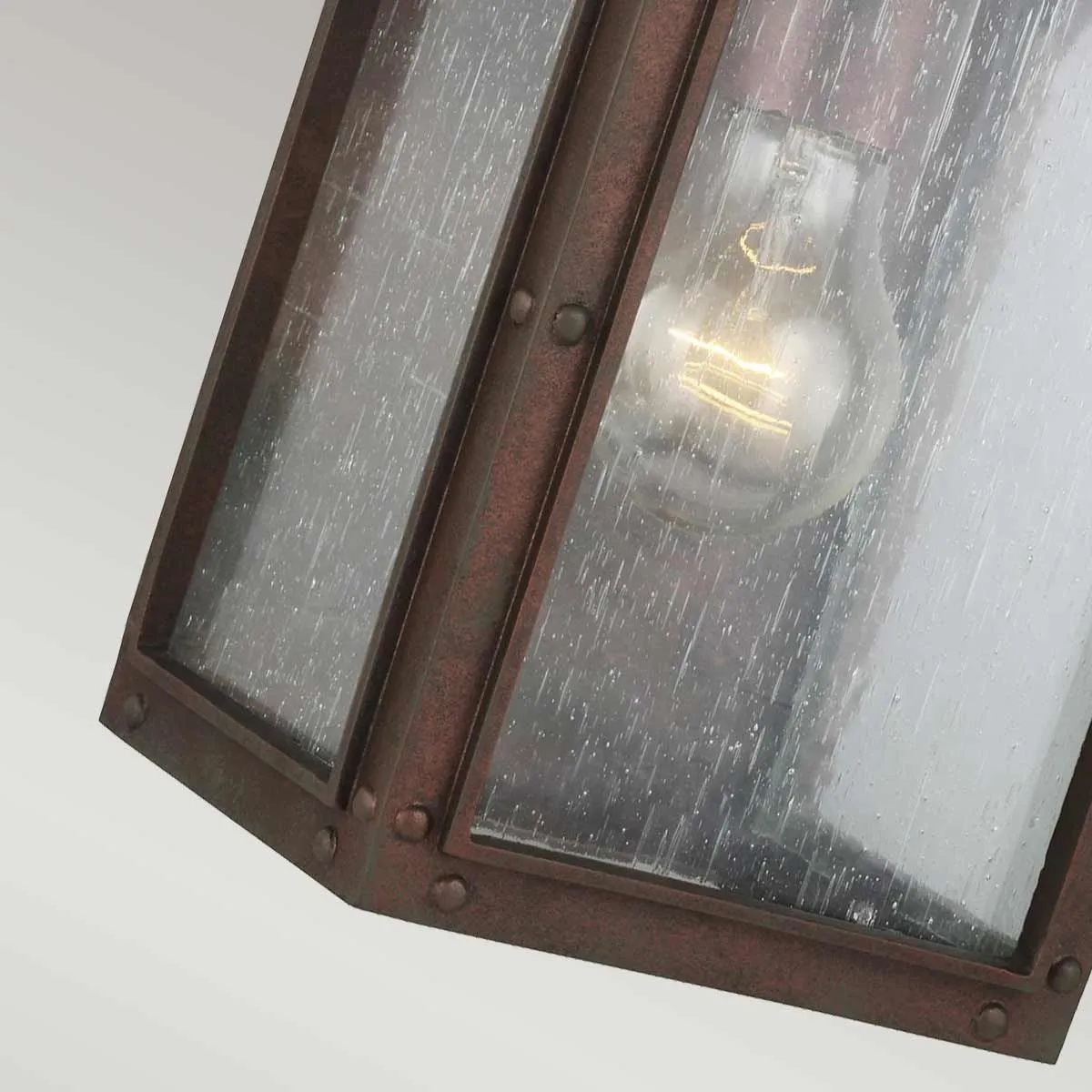 Randhurst 1 Light Small Wall Lantern | Copper Oxide
