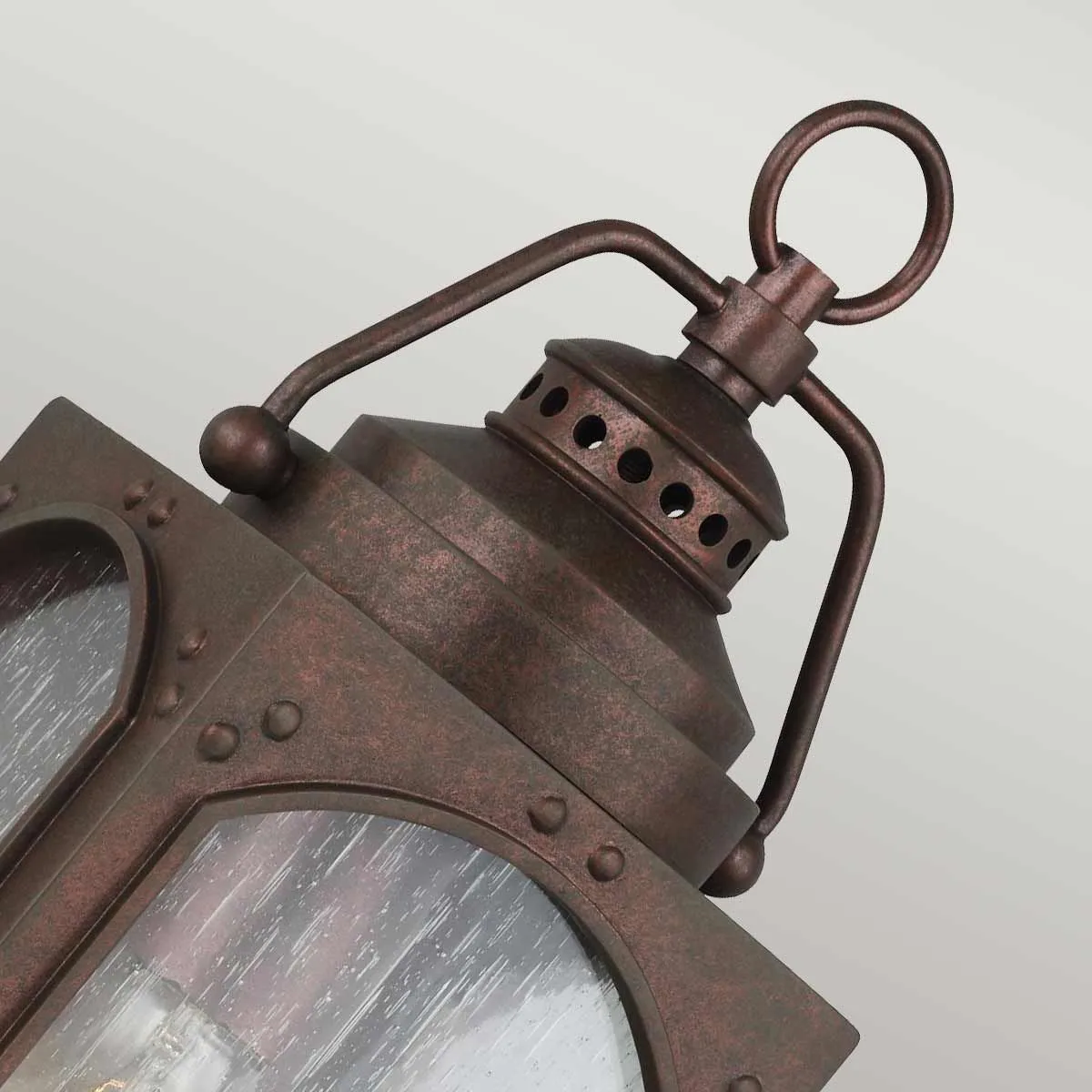 Randhurst 1 Light Small Wall Lantern | Copper Oxide