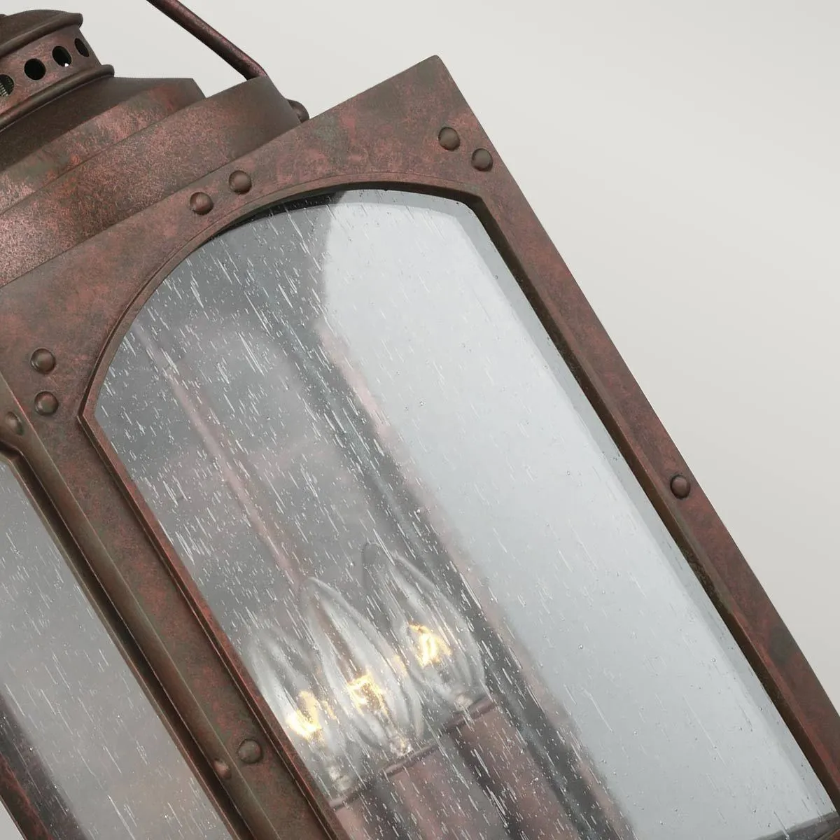 Randhurst 3 Light Large Wall Lantern | Copper Oxide