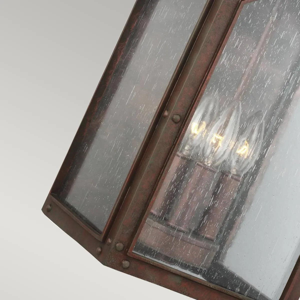Randhurst 3 Light Large Wall Lantern | Copper Oxide