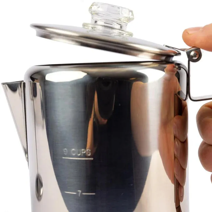 Ready Hour 9 Cup Stainless Steel Coffee Pot