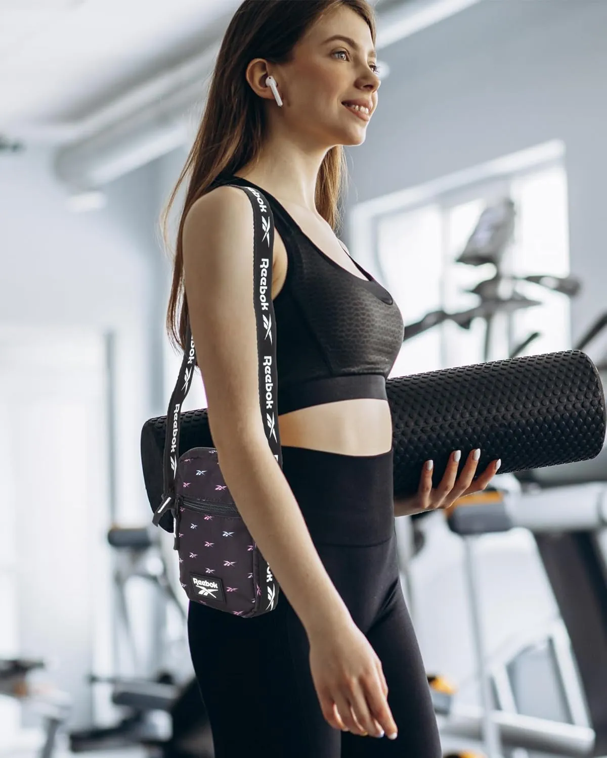 Reebok Womens Crossbody Bag - Lightweight Small Crossbody Bags for Women, Compact Casual Sling Shoulder Bag for Everyday Use