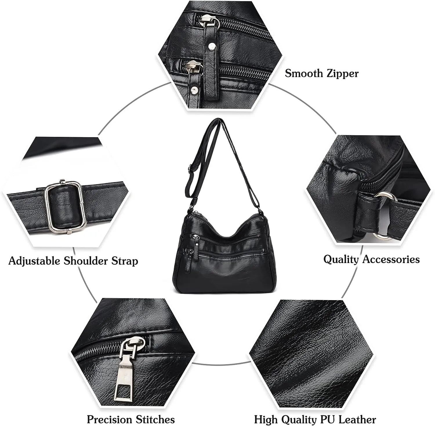 Regina | Anti-Theft Crossbody Organizer Bag