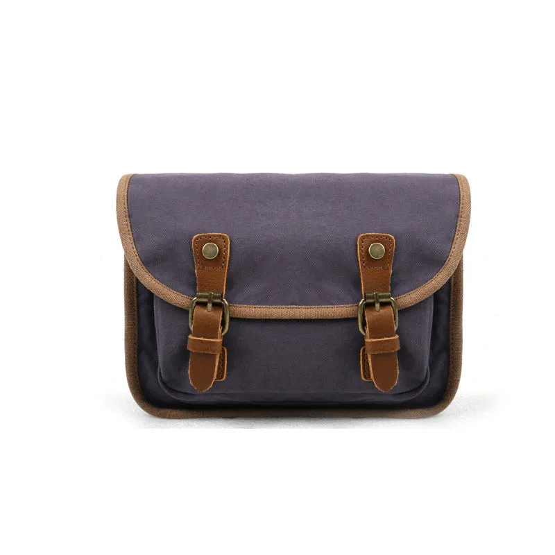 Retro Waterproof Canvas Messenger Camera Bag