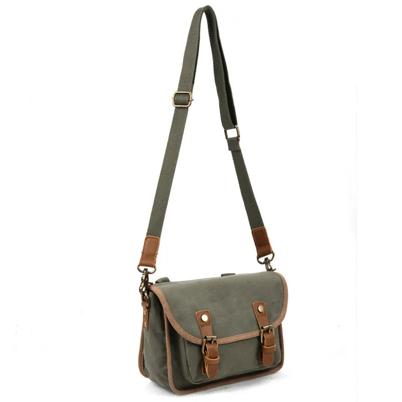 Retro Waterproof Canvas Messenger Camera Bag
