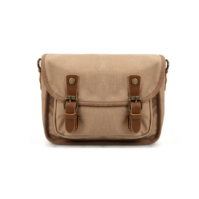 Retro Waterproof Canvas Messenger Camera Bag