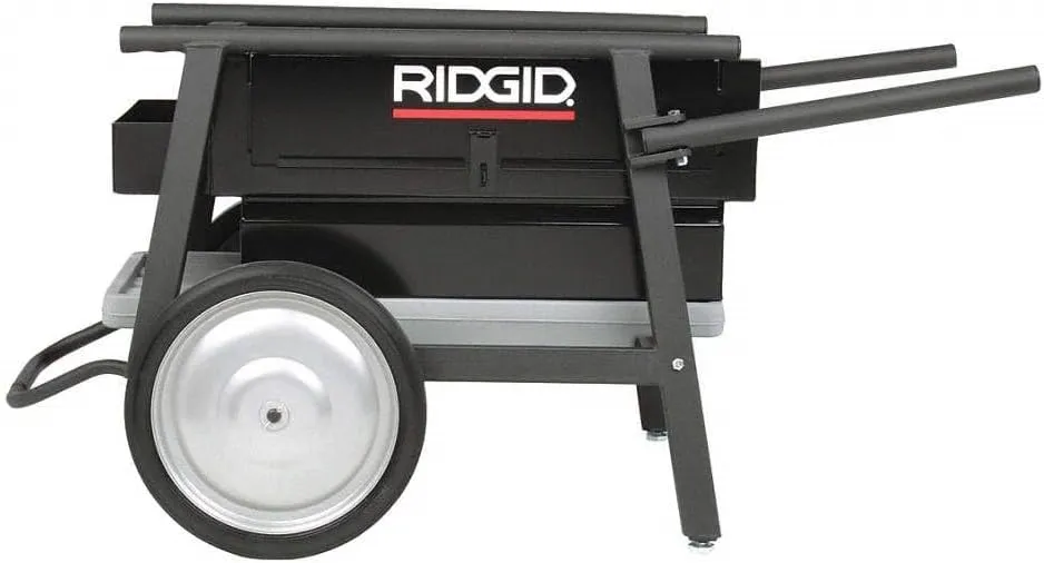 Ridgid 92467 200A Universal Wheel and Cabinet Stand, Compatible 1224, 535, and 300 Compact Power Threading Models