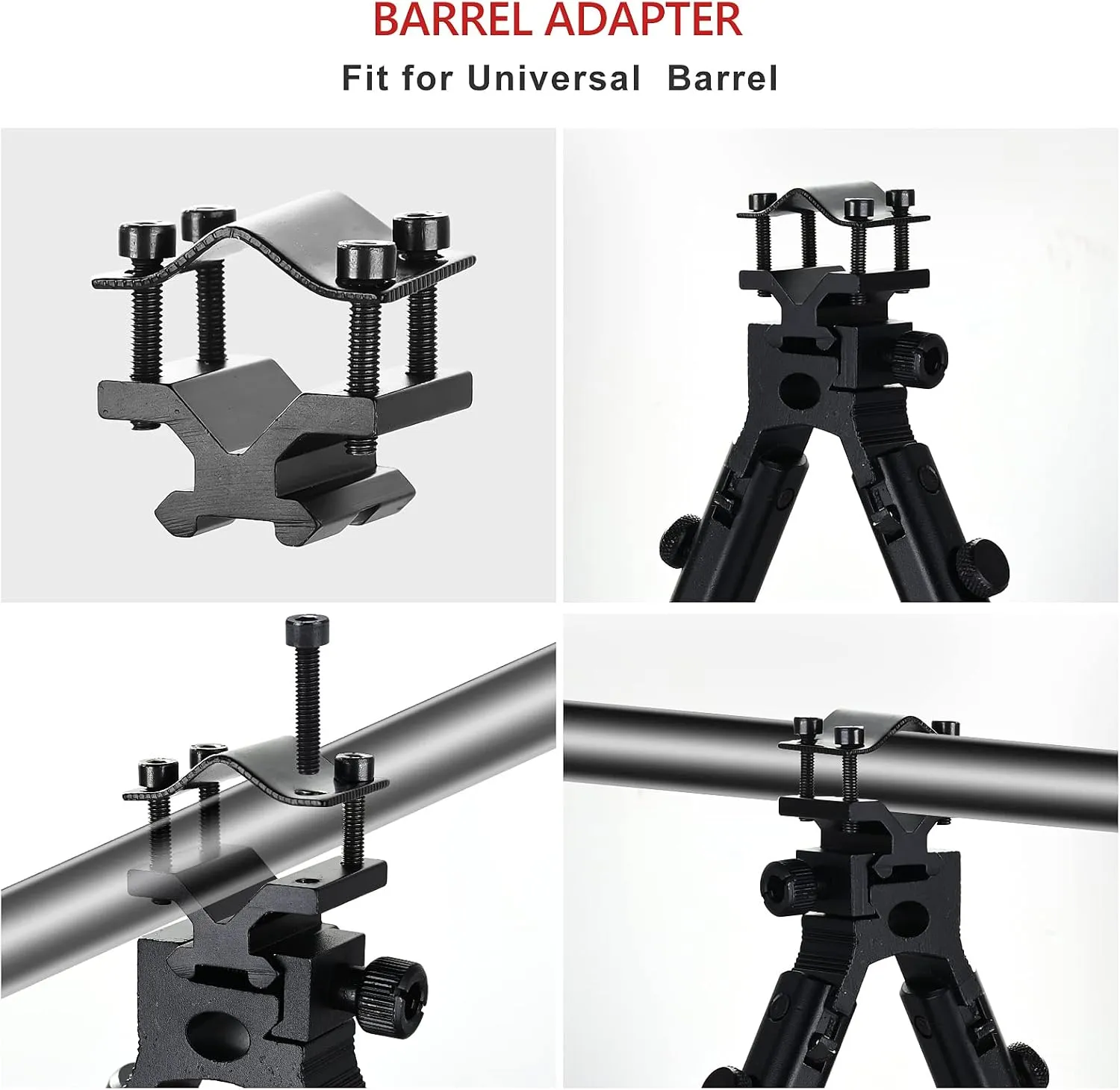 Rifle Bipod, Universal Foldable Lightweight Bipod for Hunting and Shooting