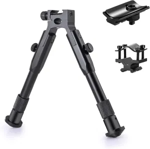 Rifle Bipod, Universal Foldable Lightweight Bipod for Hunting and Shooting