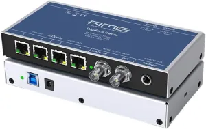 RME Digiface Dante Dante/MADI/USB 3.0 Audio Interface, 128-in/128-out, 24-bit/192kHz, with Headphone Output, Work Clock I/O, and Bus Power