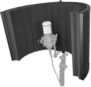 Rockville Large Studio Mic Isolation Shield Vocal Recording Booth (ROCKSHIELD 4)