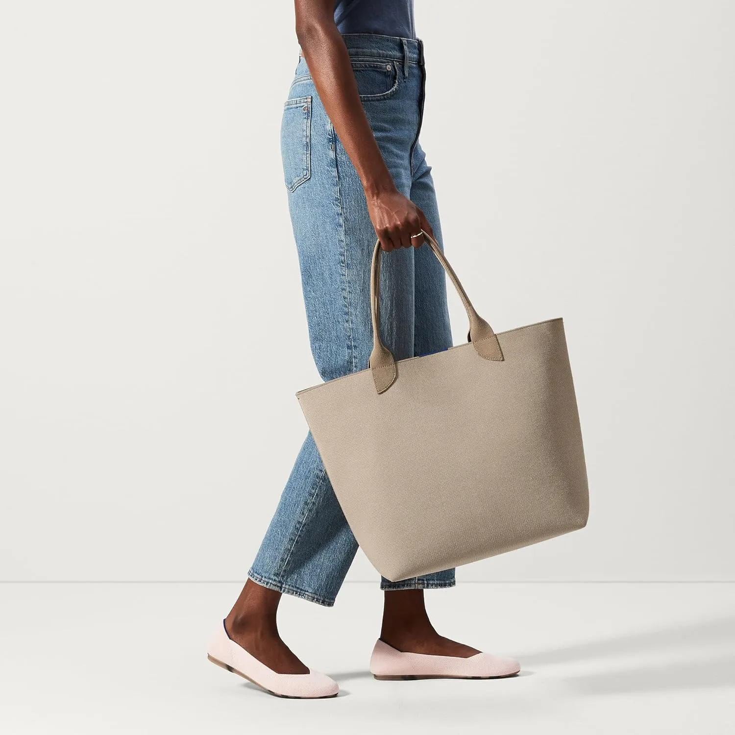 Rothy's The Lightweight Tote, Large & Durable Women's Handbag, Made from Recycled Plastic Bottles & Machine Washable