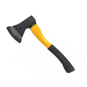 Rubberised Handle Wood Cutting Axe - H02741
