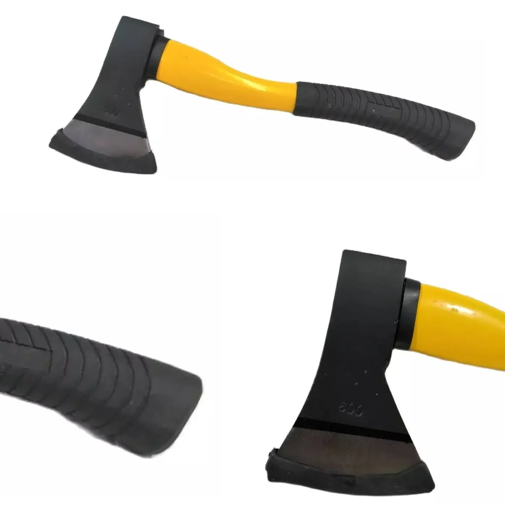 Rubberised Handle Wood Cutting Axe - H02741