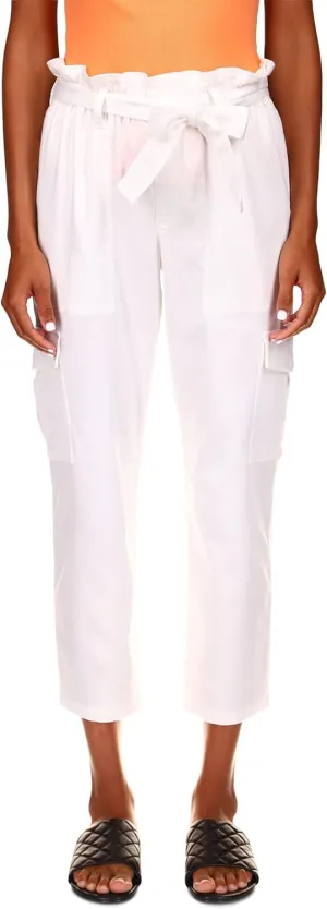 Sanctuary The Traveler Paper Bag Pants Brilliant White 25