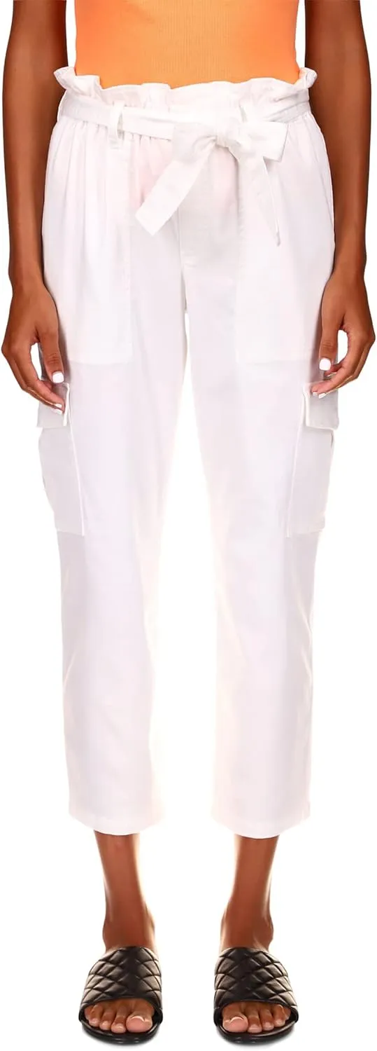 Sanctuary The Traveler Paper Bag Pants Brilliant White 25