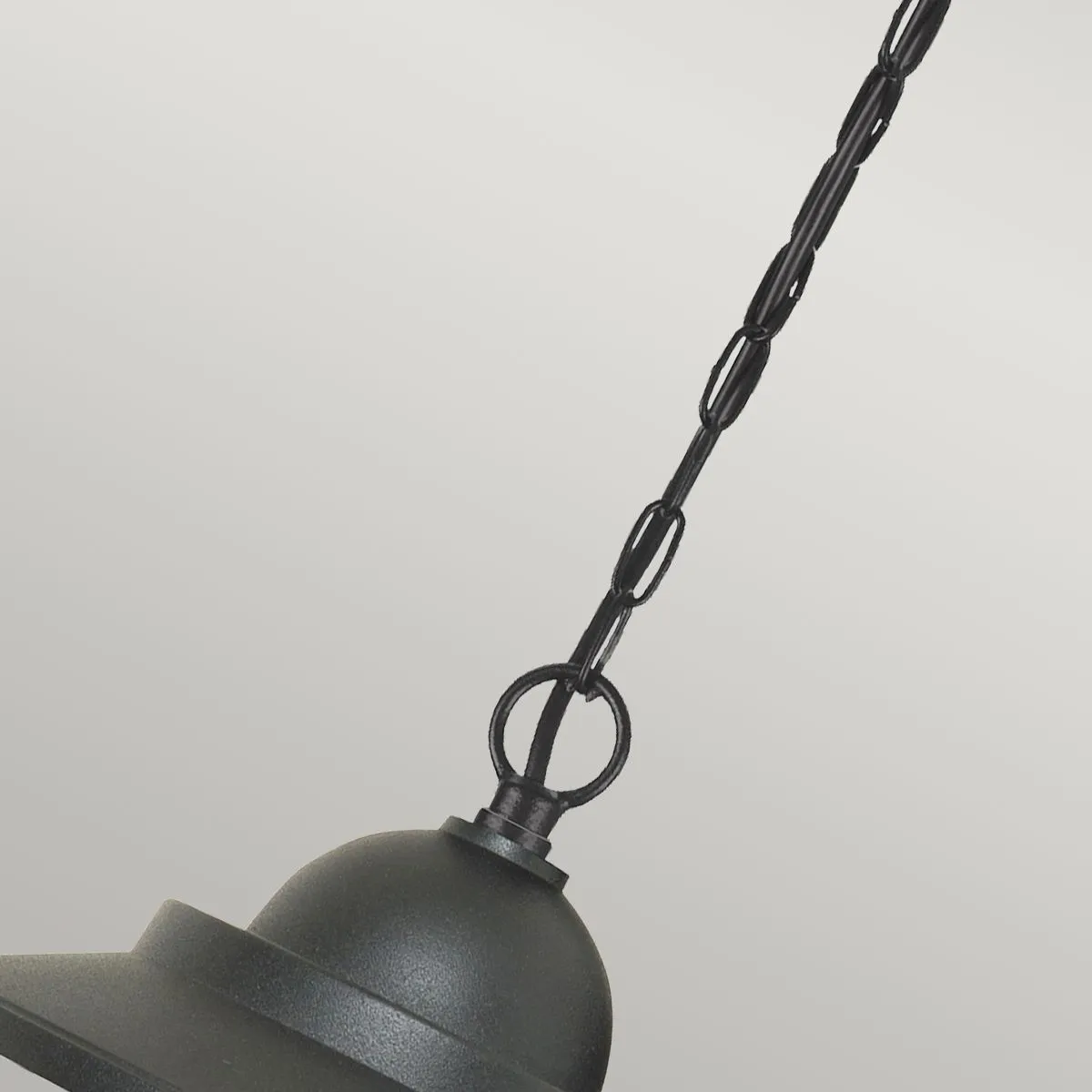 Sandown 1 Light Chain Lantern | Black