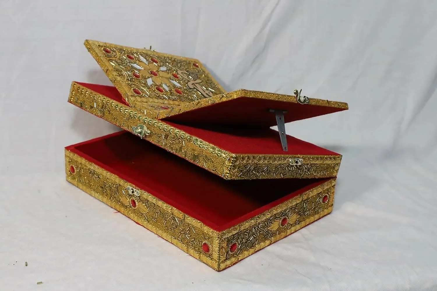 Santarms Foldable Wooden Holy Book Stand (Golden)