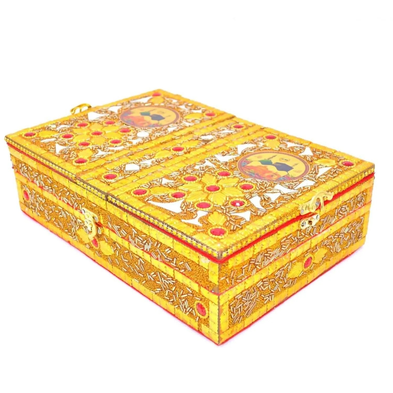 Santarms Handmade Quran Box with Tasbih (Foldable Wooden Rehal)
