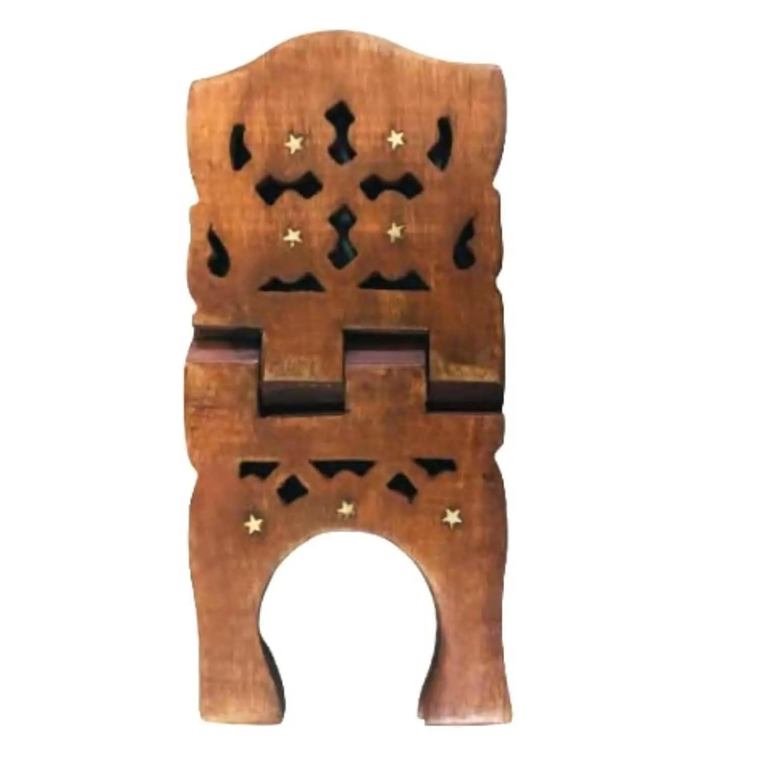 Santarms Wooden Foldable Book Stand Rehal for Reading (10 inches)