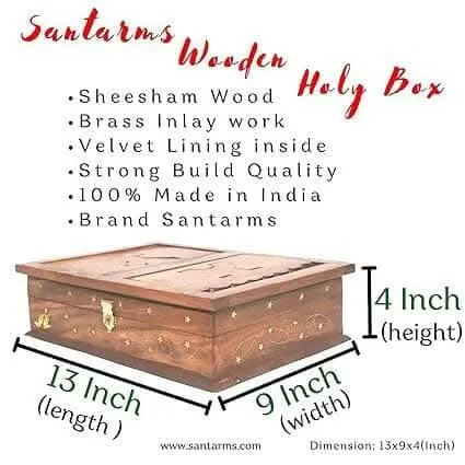 Santarms Wooden Holy Book Stand (Handcrafted Elegance)