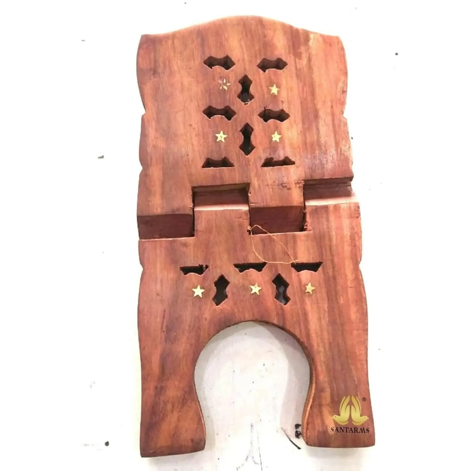 santarms Wooden holy Book Stand Reading (12 inches)