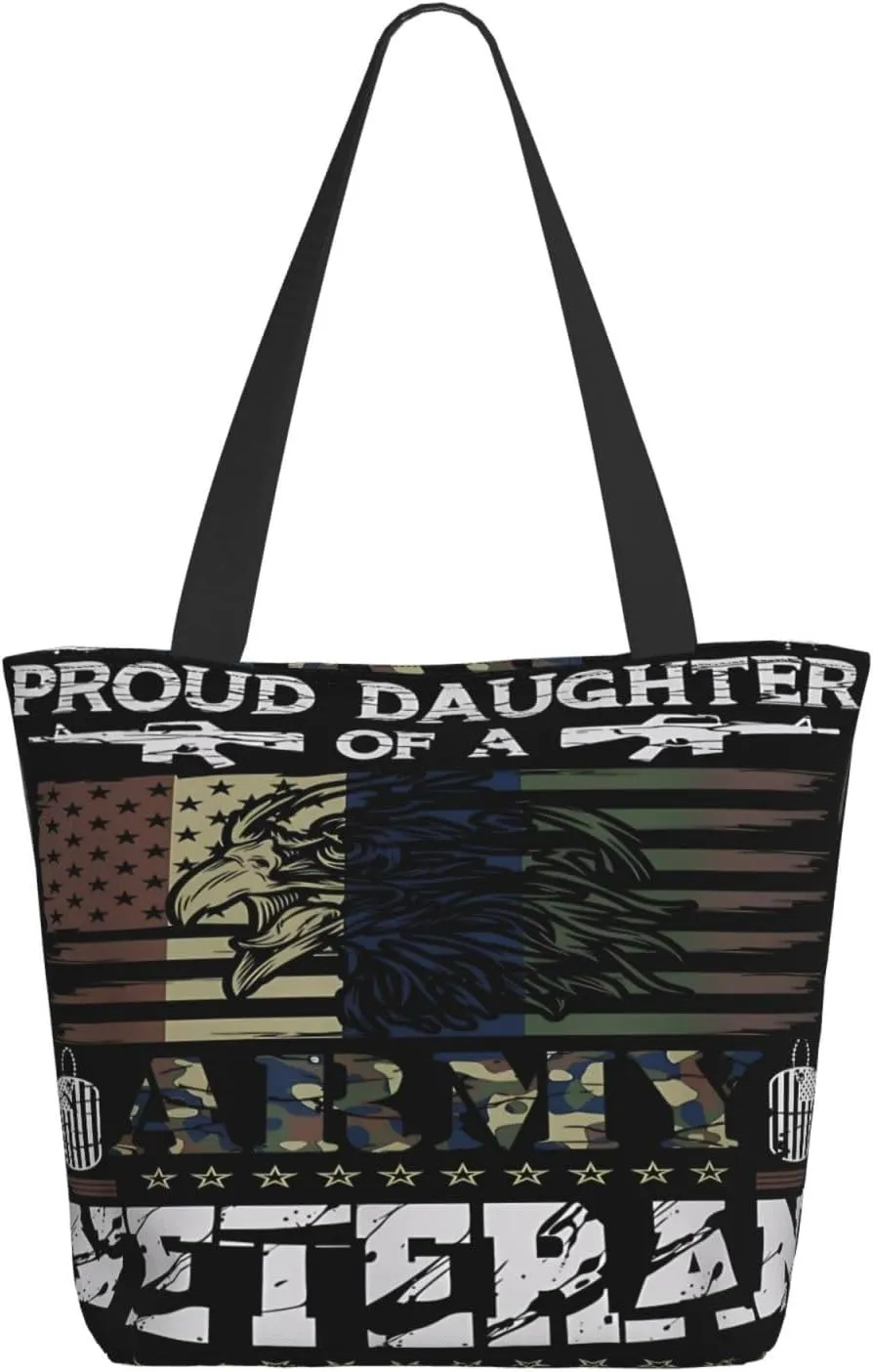 Saying You Are A Patriot Veterans Day Tote Bag for Women Lightweight Shopping Handbag Large Capacity Shoulder Bag