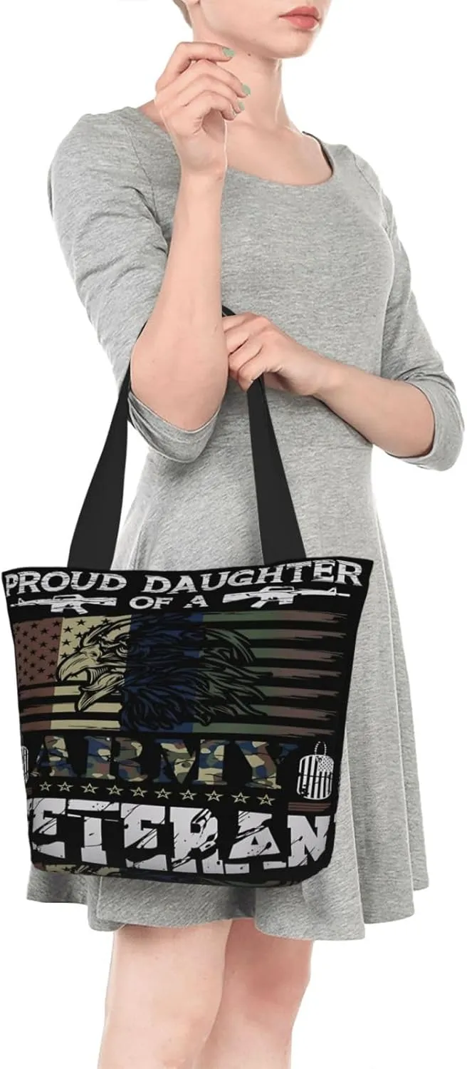 Saying You Are A Patriot Veterans Day Tote Bag for Women Lightweight Shopping Handbag Large Capacity Shoulder Bag