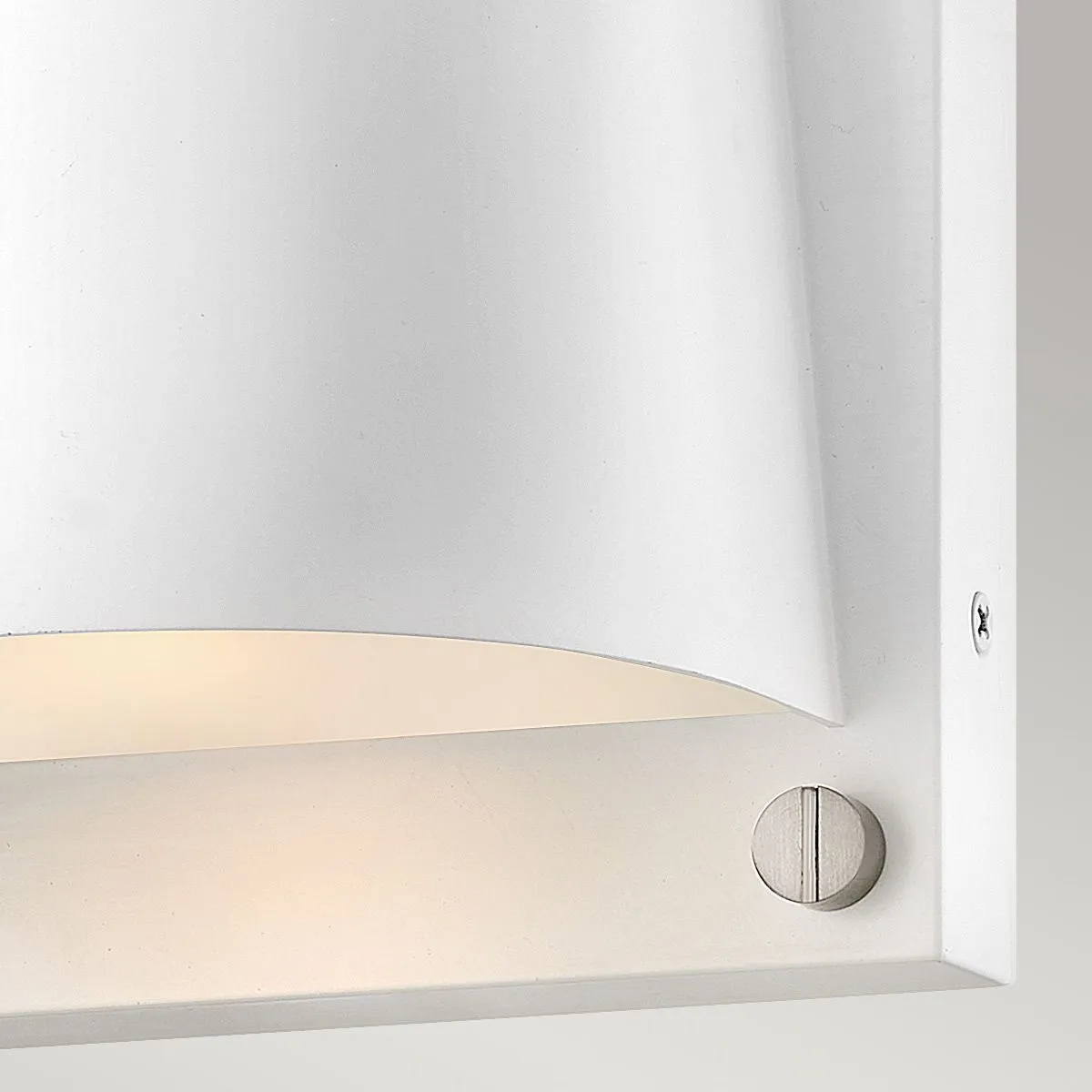 Scout 1lt Small Wall Light | Satin White