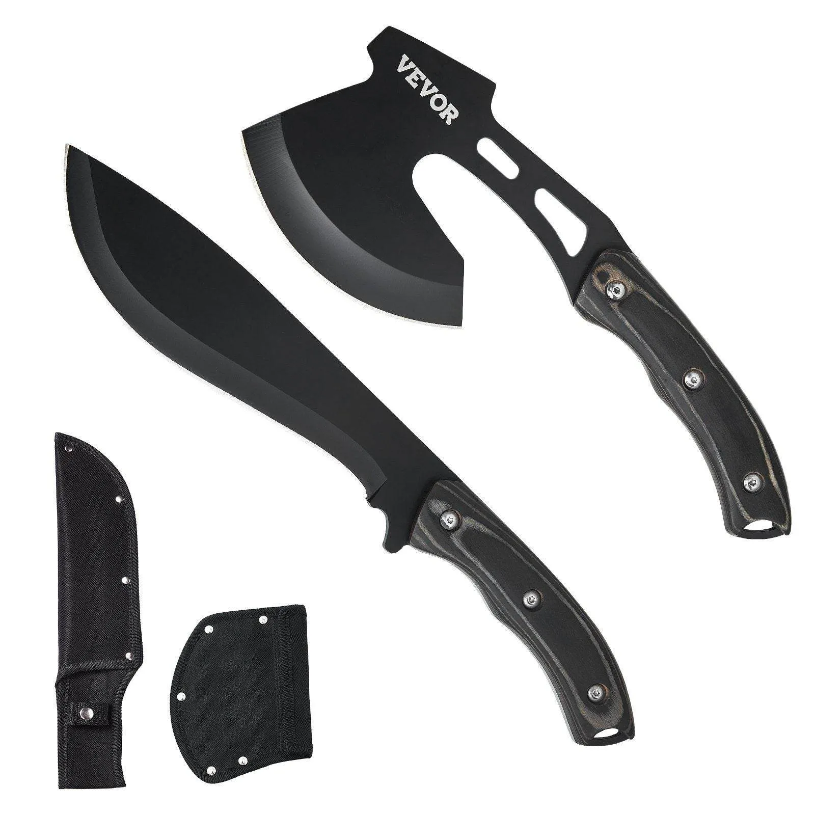 Sheath Camping and Knife Knife Set Axe Combo Savings-packed Hatchet Hunting Fixed Blade Limited-stock