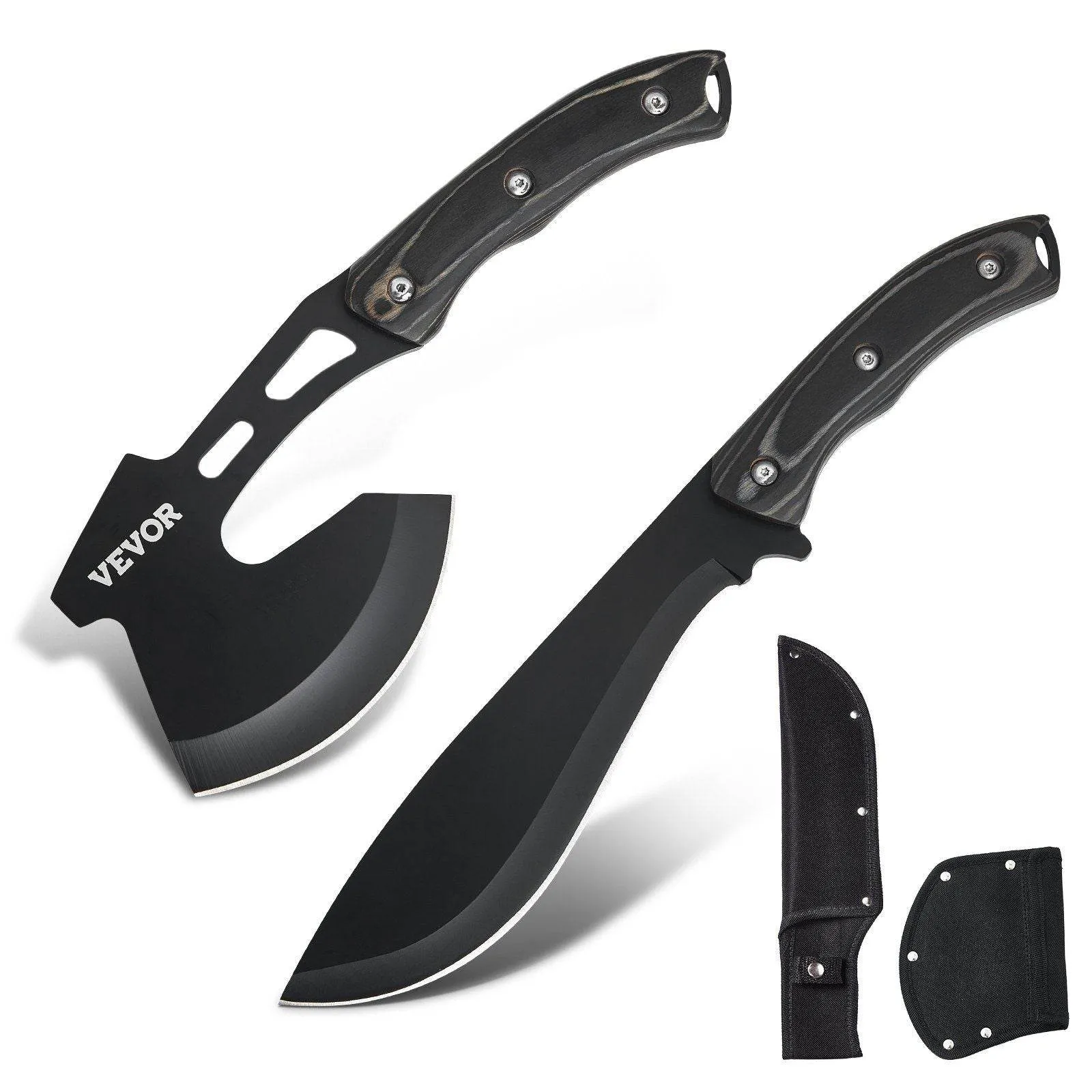 Sheath Camping and Knife Knife Set Axe Combo Savings-packed Hatchet Hunting Fixed Blade Limited-stock
