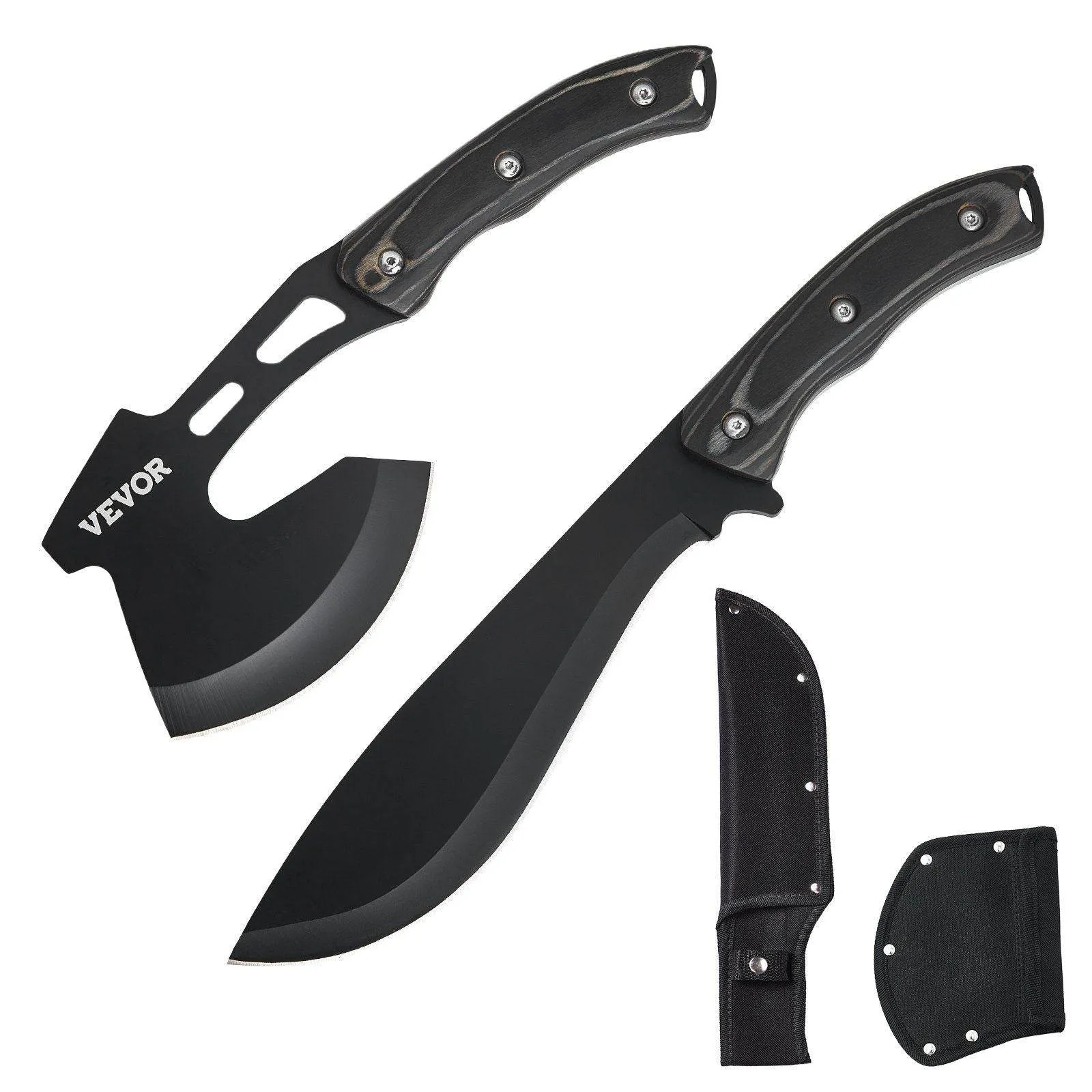 Sheath Camping and Knife Knife Set Axe Combo Savings-packed Hatchet Hunting Fixed Blade Limited-stock