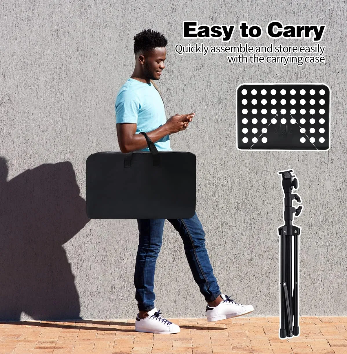 Sheet Music Stand, 2 Pack Adjustable Music Stand with Carrying Bag, Professional Music Book Holder Music Sheet Clip Holder for Guitar, Ukulele, Violin Players(Standard Version, 2 Pack)