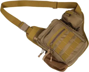 Shoulder Messenger Purse with Water Bottle Holder and Tool Storage for Outdoor Cycling Hiking and Travel Adventures
