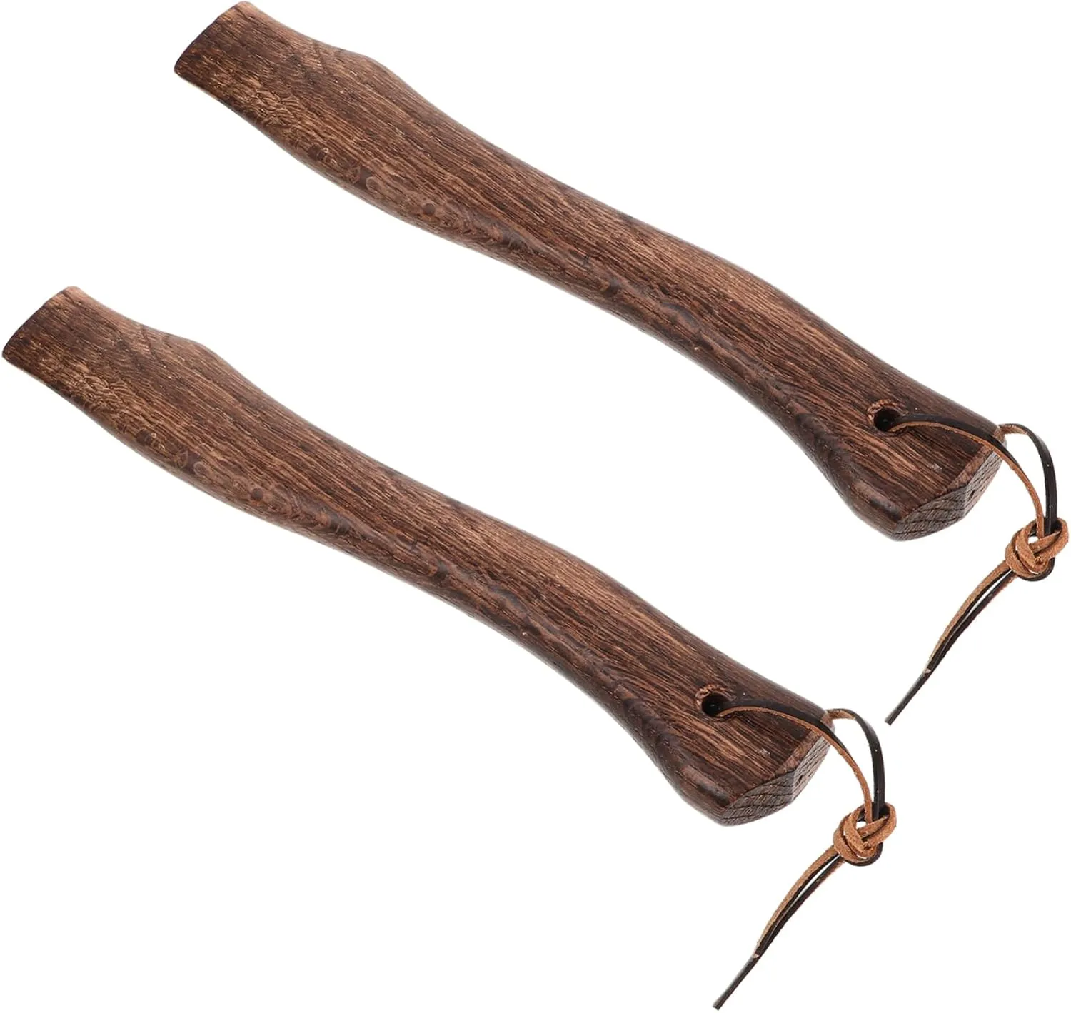 Sosoport Ergonomic Axe Handle Replacement Set Non-Slip Wooden Grip for Camp Hatchet Fit Axe