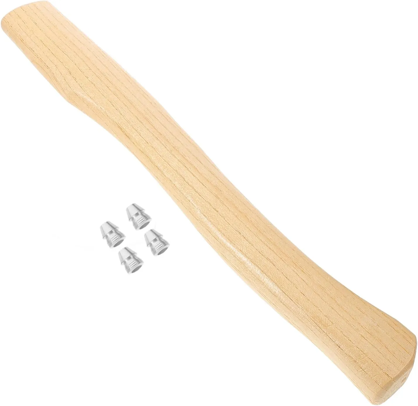 Sosoport Sets Wooden Axe Handle Replacement Sturdy Hatchet Axe Grip Anti-Slip Easy Install