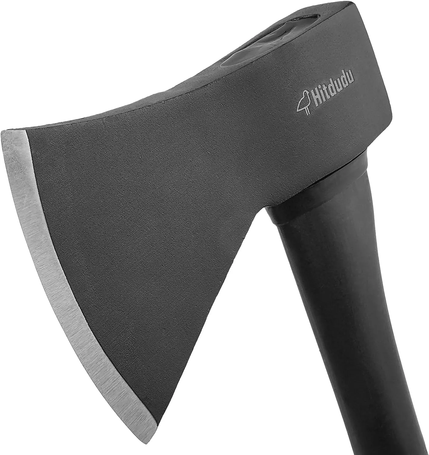 Splitting Axe, 27" Camping Chopping Hatchet for Firewood Splitting, Forged Carbon Steel Heavy Duty Maul, Fiberglass Shock Reduction Handle with Anti-Slip Rubber Grip