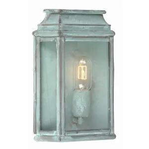 St Martins 1 Light Wall Lantern  | Verdigris