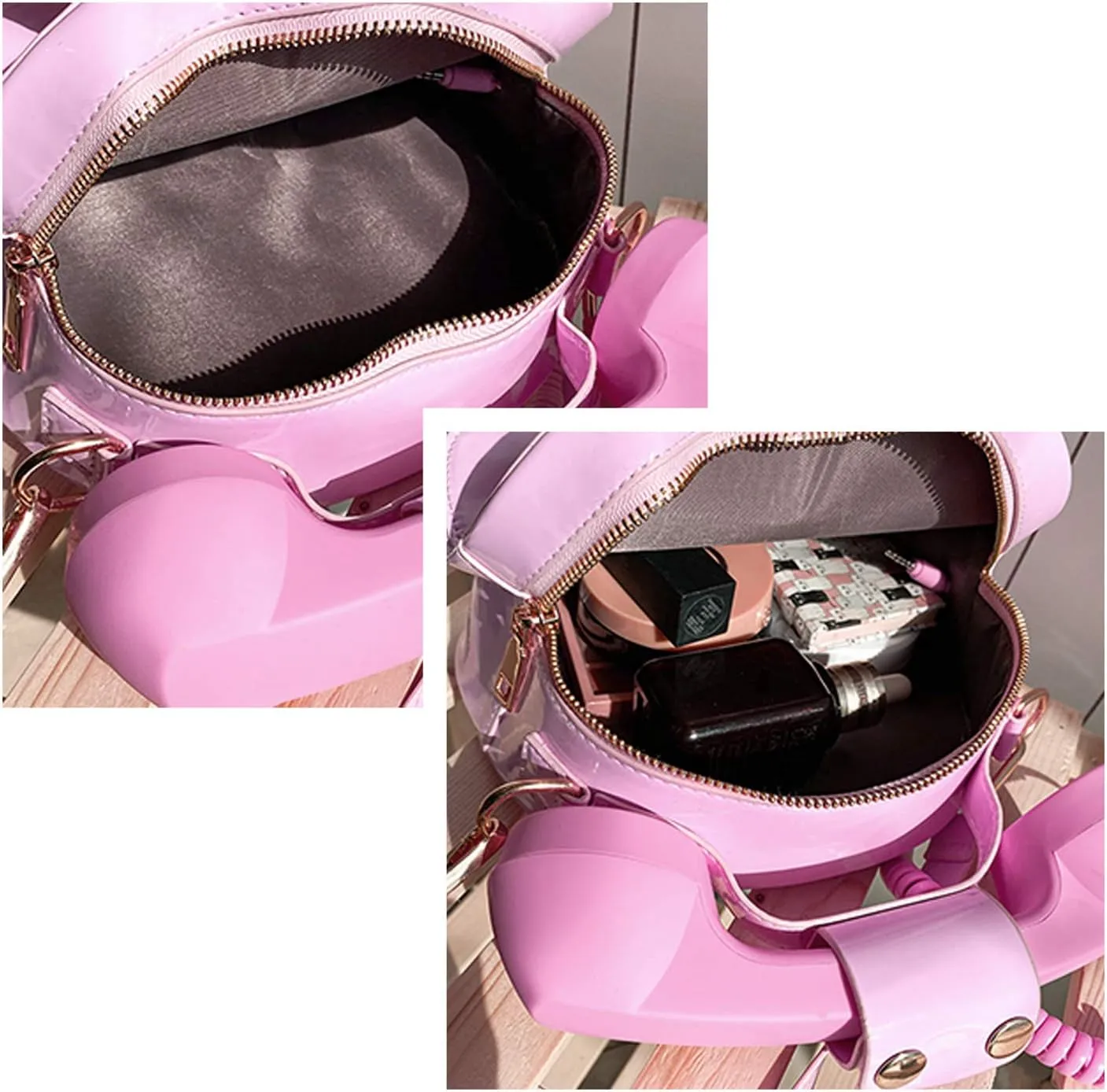 SUKUTU Telephone Shaped Purse Shoulder Crossbody Tote Bags Women Retro Phone Top-Handle Handbags for Girls