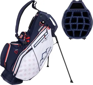 Sun Mountain 2025 C-130 Hybrid Golf Bag with 15 Full-Length Dividers and 9 Pockets for Ultimate Convenience - Lightweight Mens Golf Bag with a Cart-Friendly Base for Golf Carts