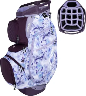 Sun Mountain 2025 Diva 14 Way Divider Golf Bag with 8 Spacious Pockets - Stylish Women's Lightweight Golf Cart Bag with Comfortable Carry Strap for a Seamless Golf Experience